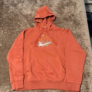 Nike Rust Hoodie with Embroidered Details